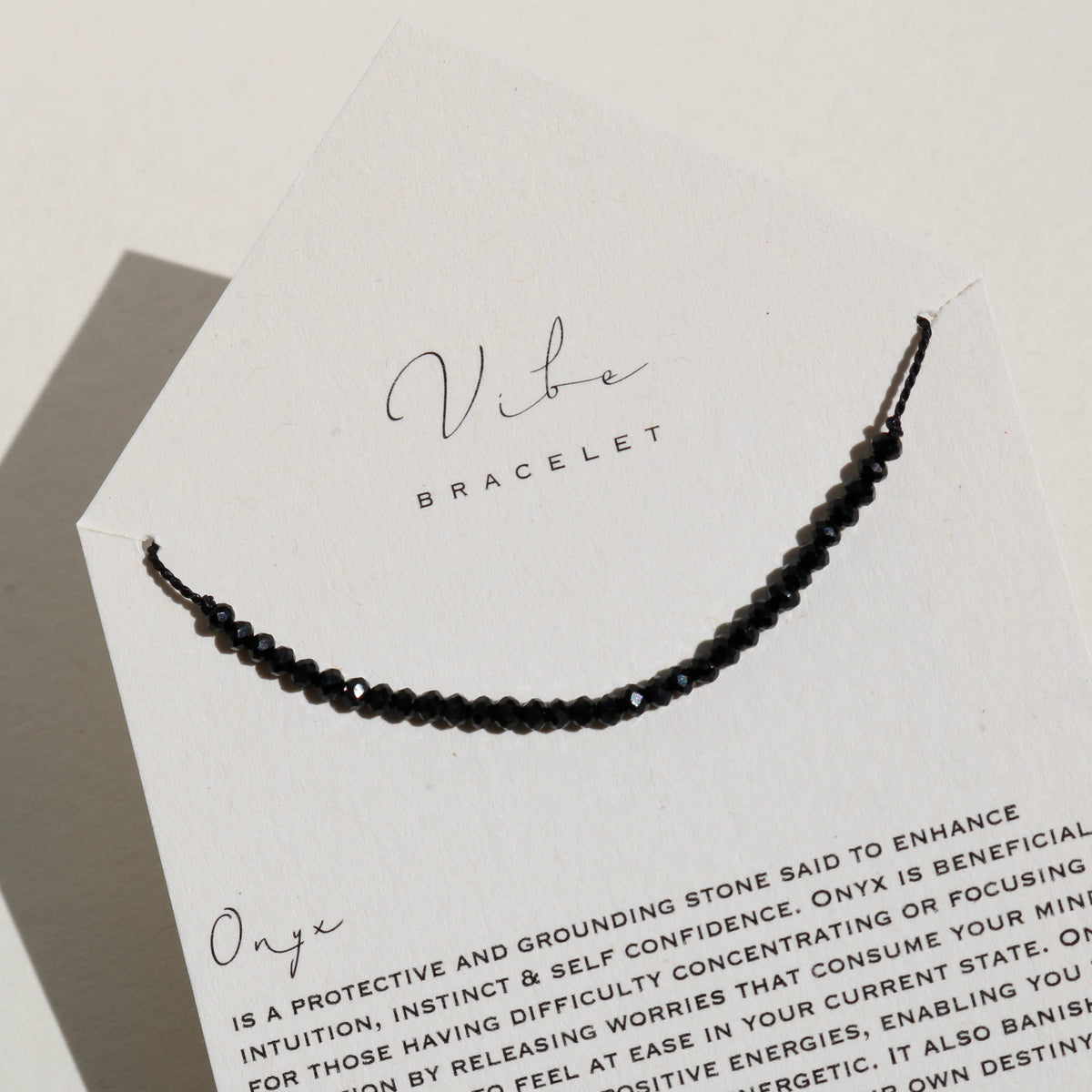 VIBE BRACELET | ONYX