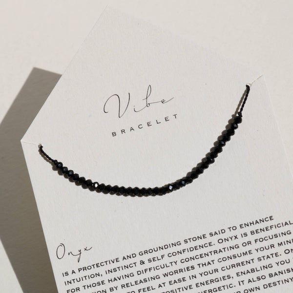 VIBE BRACELET | ONYX