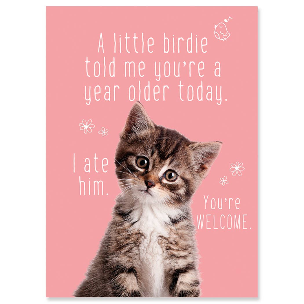 FUR BIRDIE | J&M MARTINEZ BIRTHDAY CARD