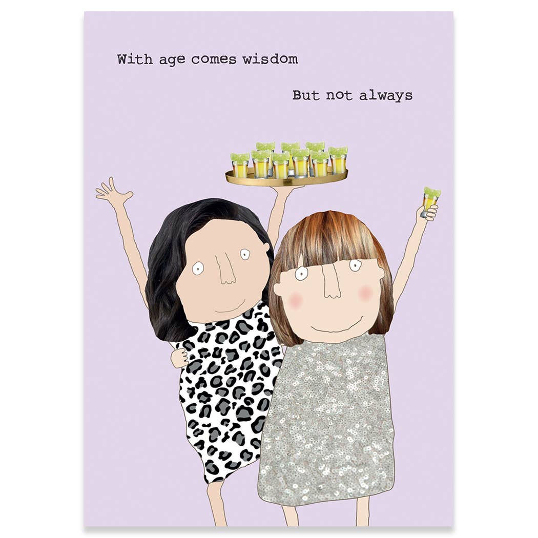 WISDOM GIRL BIRTHDAY GREETING CARD 4.5 x 6.25"