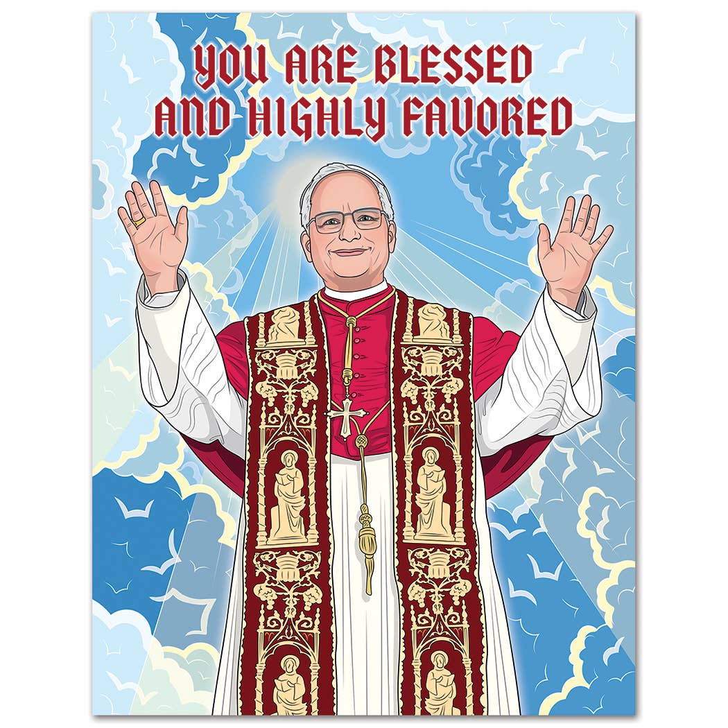 Pope Blessed Birthday Card