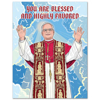 Pope Blessed Birthday Card