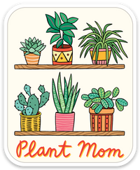 Plant Mom Die Cut Sticker