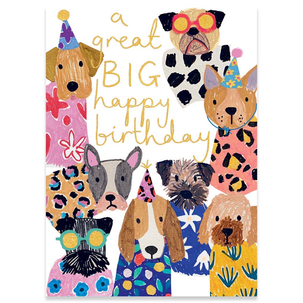GREAT BIG BIRTHDAY BIRTHDAY GREETING CARD 4.5 x 6.25"
