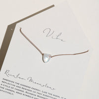 VIBE NECKLACE | RAINBOW MOONSTONE FLARE