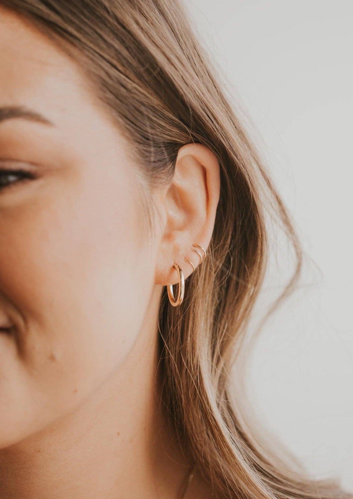 Bold Hoops | 14kt Gold Fill + Sterling Silver