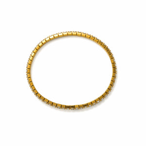 Stretch CZ Tennis Bracelet | Gold Tennis Bracelet | 18K Gold