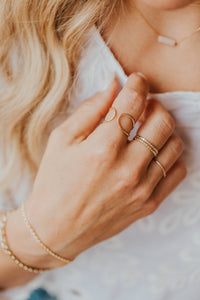 Revolve Ring | 14kt Gold Fill + Sterling Silver