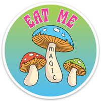 Magic Mushrooms Die Cut Sticker