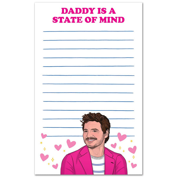 Notepad: Pedro Daddy is a State of Mind Stationery