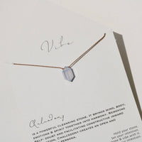 VIBE NECKLACE | CHALCEDONY