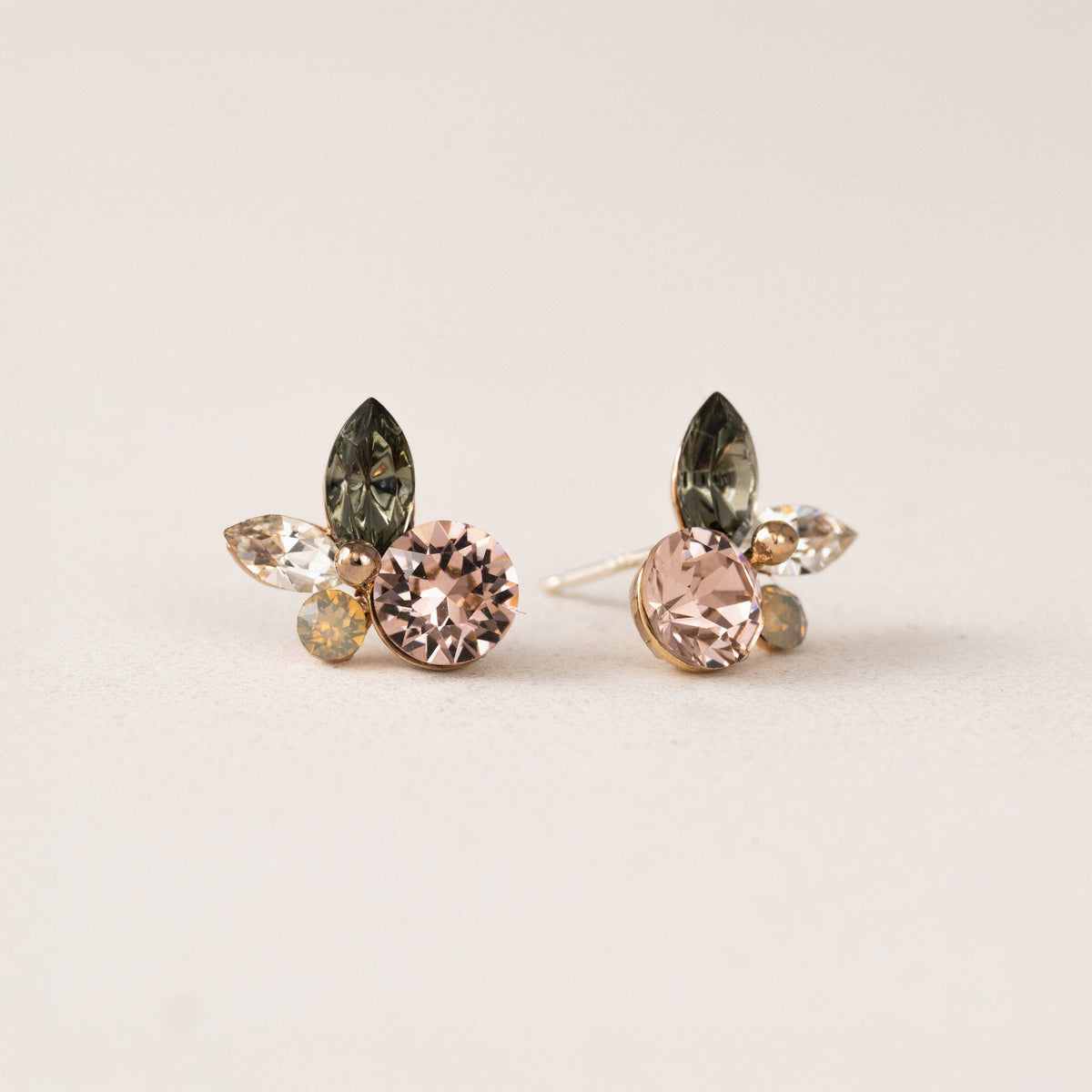 Corsage Posts | Swarovski Crystal Studs | Petite Earrings