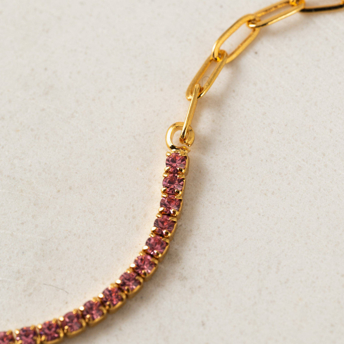 Tennis Paperclip Bracelet