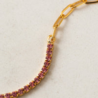 Tennis Paperclip Bracelet
