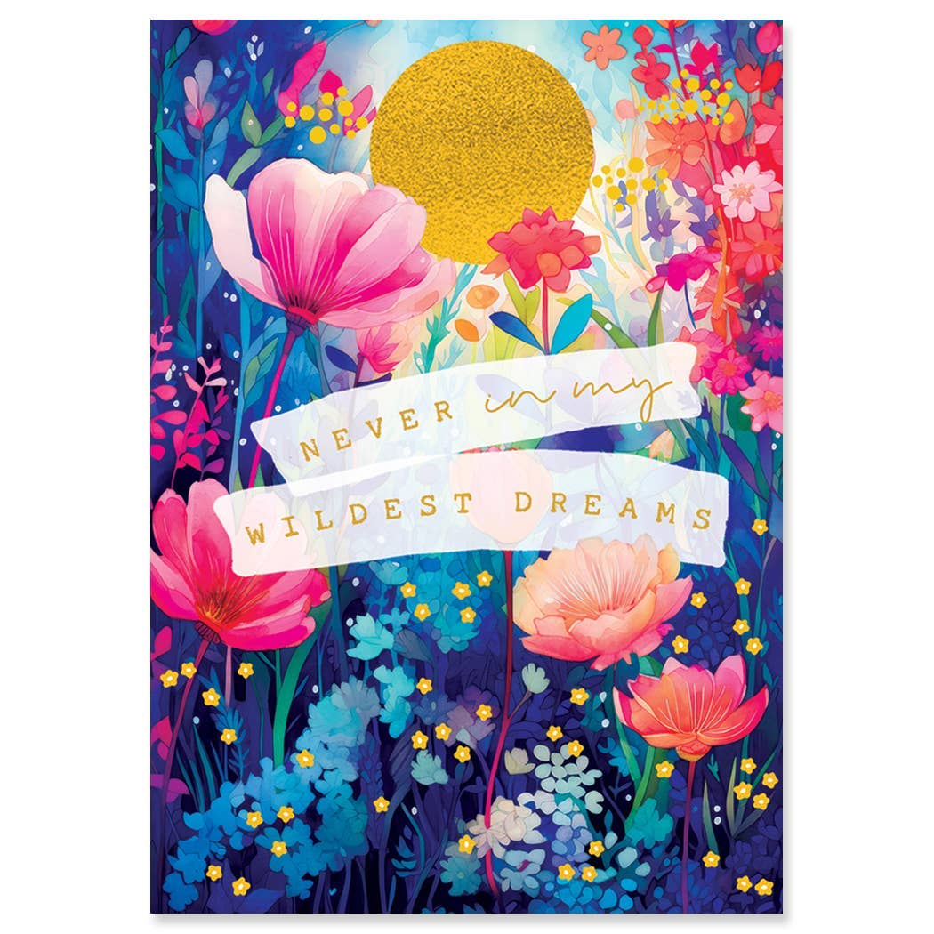DREAMS ANNIVERSARY GREETING CARD 4.5 x 6.25"