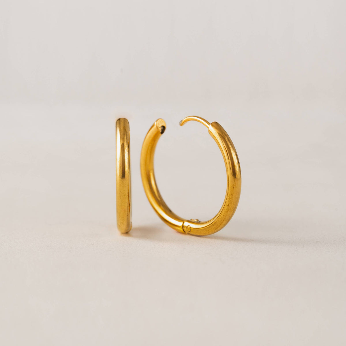 Tube 20mm Hoop Earrings