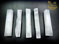 Selenite Crystal Wand (4 inch)  Imported from Morocco