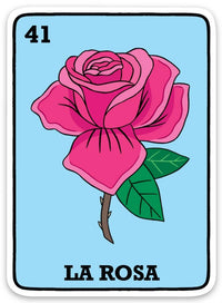La Rosa Die Cut Sticker