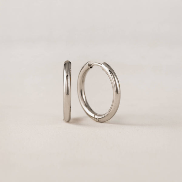 Tube 20mm Hoop Earrings