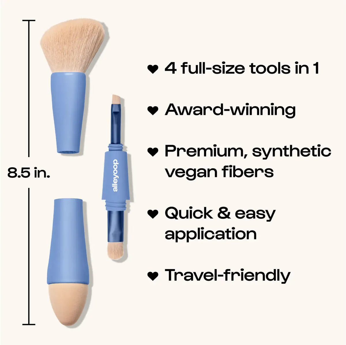 Multi-Tasker - 4-in-1 Makeup Brushes | Beauty Tools | Brush