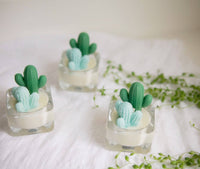 Cactus & Succulent Tealight Candles | Soy Wax Blend