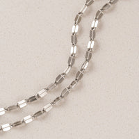 Ray Layered Necklace | Two-Chain Necklace | 18K Gold PVD
