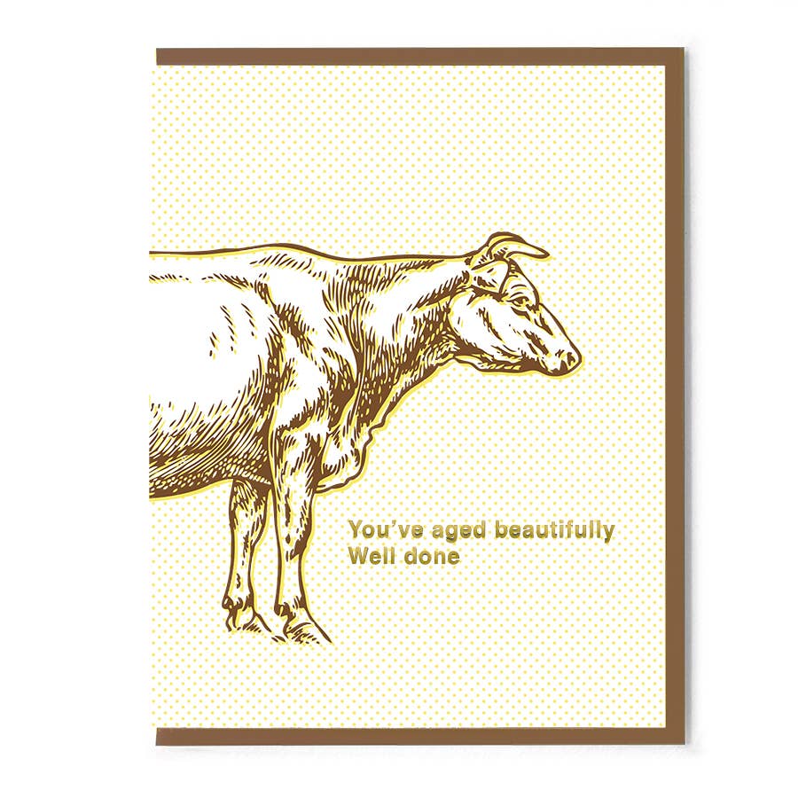 You've Aged Beautifully Well Done Birthday Card