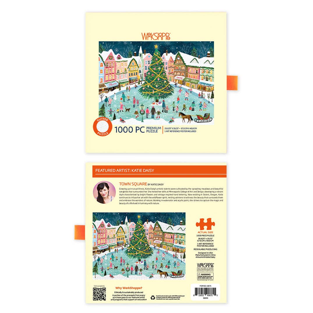 Town Square 1000 Piece Christmas Puzzle