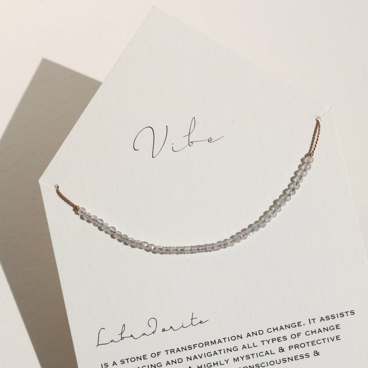VIBE NECKLACE | LABRADORITE