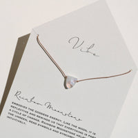VIBE NECKLACE | RAINBOW MOONSTONE FLARE