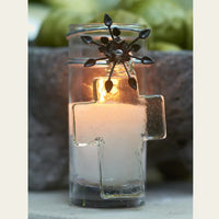 Jan Barboglio Adelita Houseblessing Cross Votive Candle