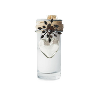 Jan Barboglio Adelita Sacred Clear Glass Heart Votive Candle