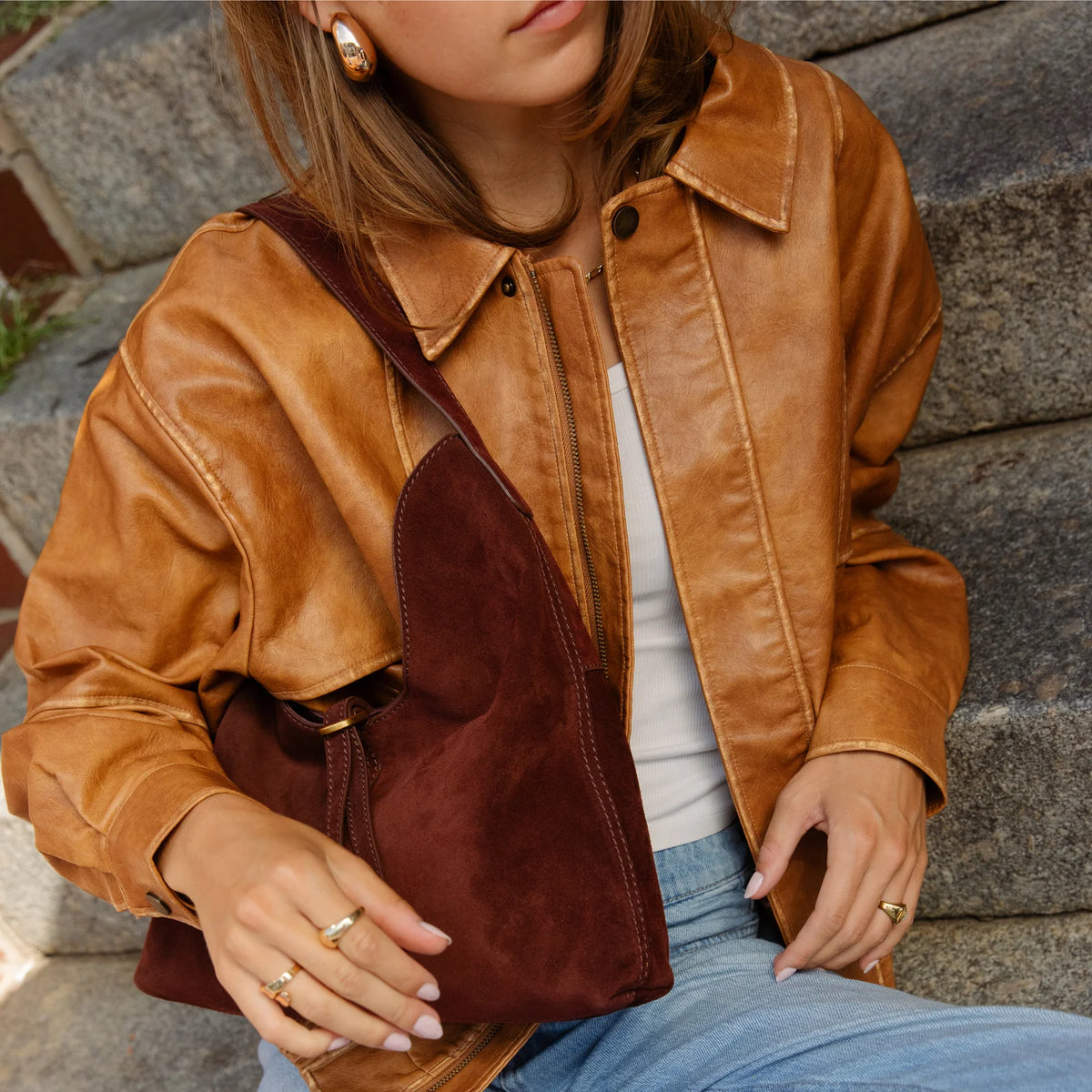 HOBO Atlas Hobo Bag - Chocolate