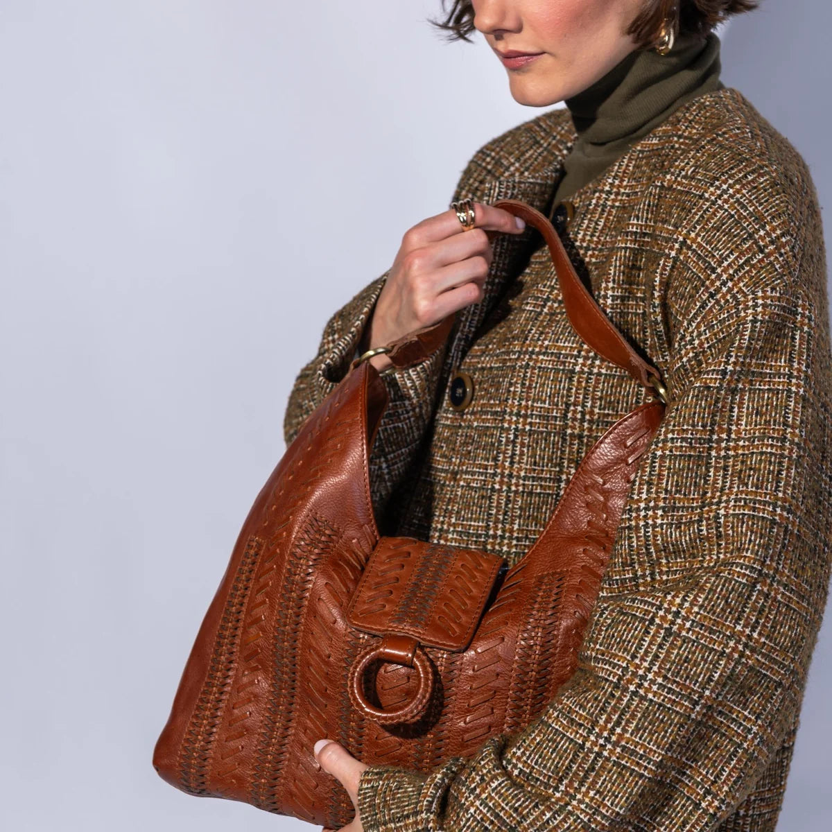 HOBO Atlas Hobo Bag - Kindling Brown