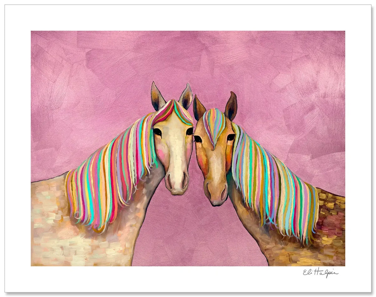 Eli Halpin Best Friends Signed Print