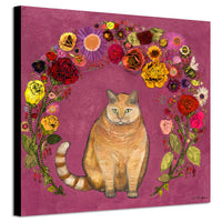 Eli Halpin Big Kitty 36x36 Canvas Print