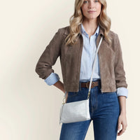 HOBO Darcy Crossbody - Sand Shimmer