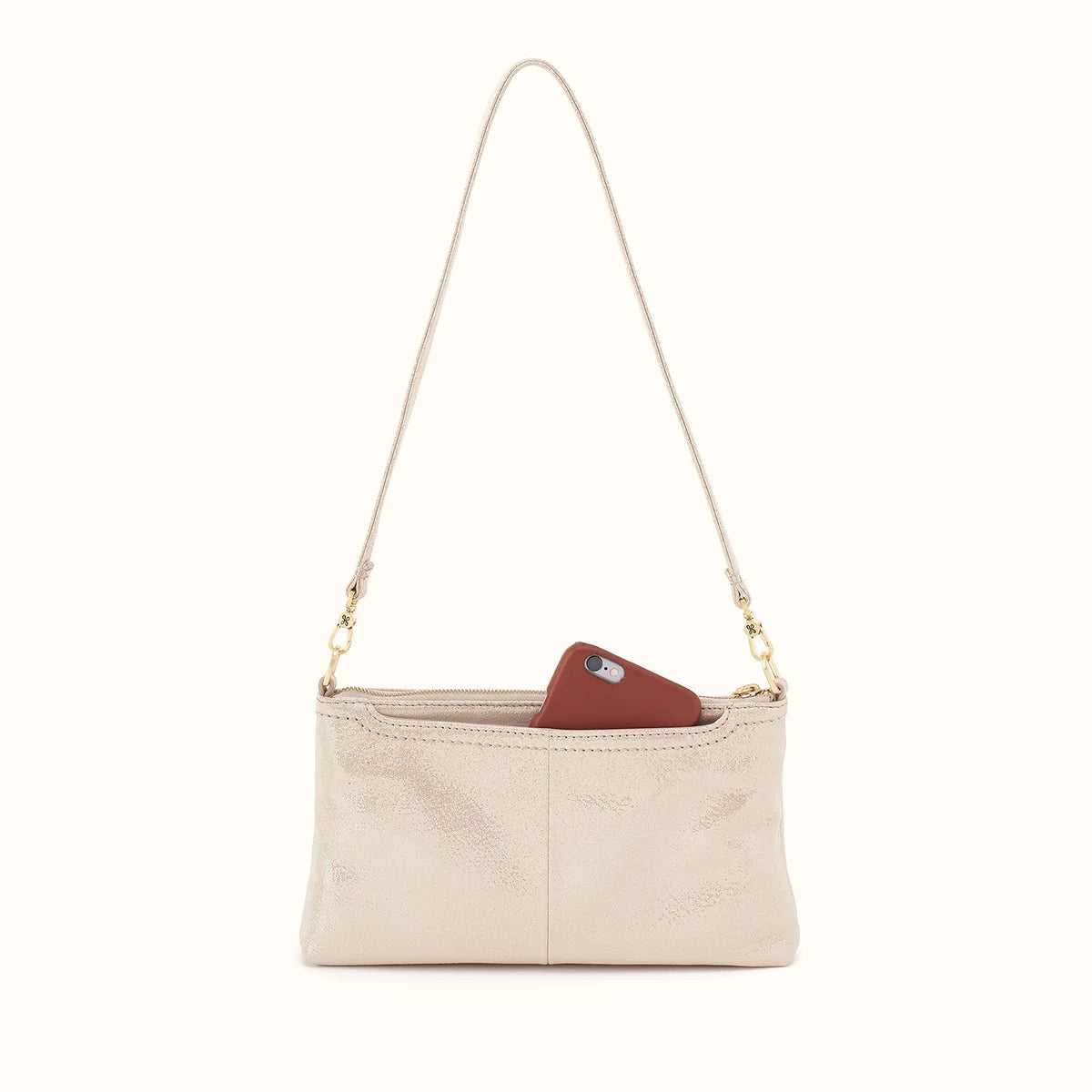 HOBO Darcy Crossbody - Sand Shimmer