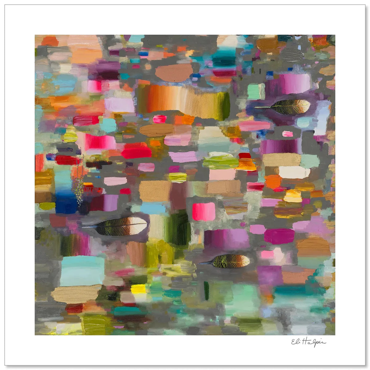 Eli Halpin Feather Blanket Signed Print