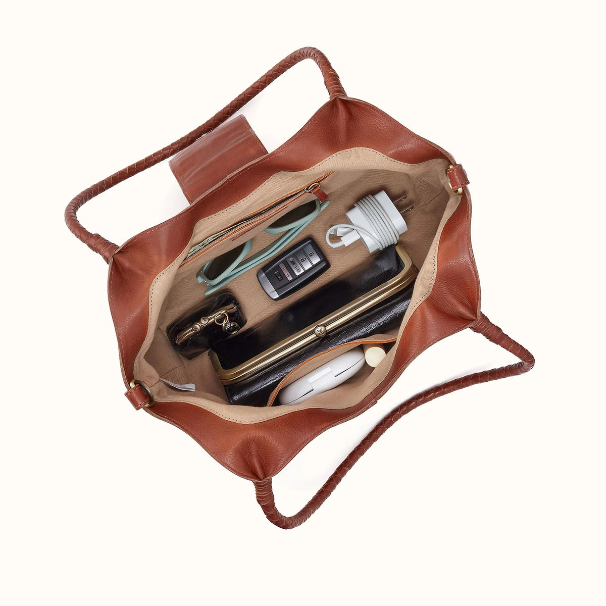 HOBO Kindling Brown Leather Foundery Sm Tote