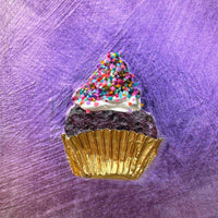 "Four Mini Cupcakes" 11in x 14in Original Oil Painting By Eli Halpin