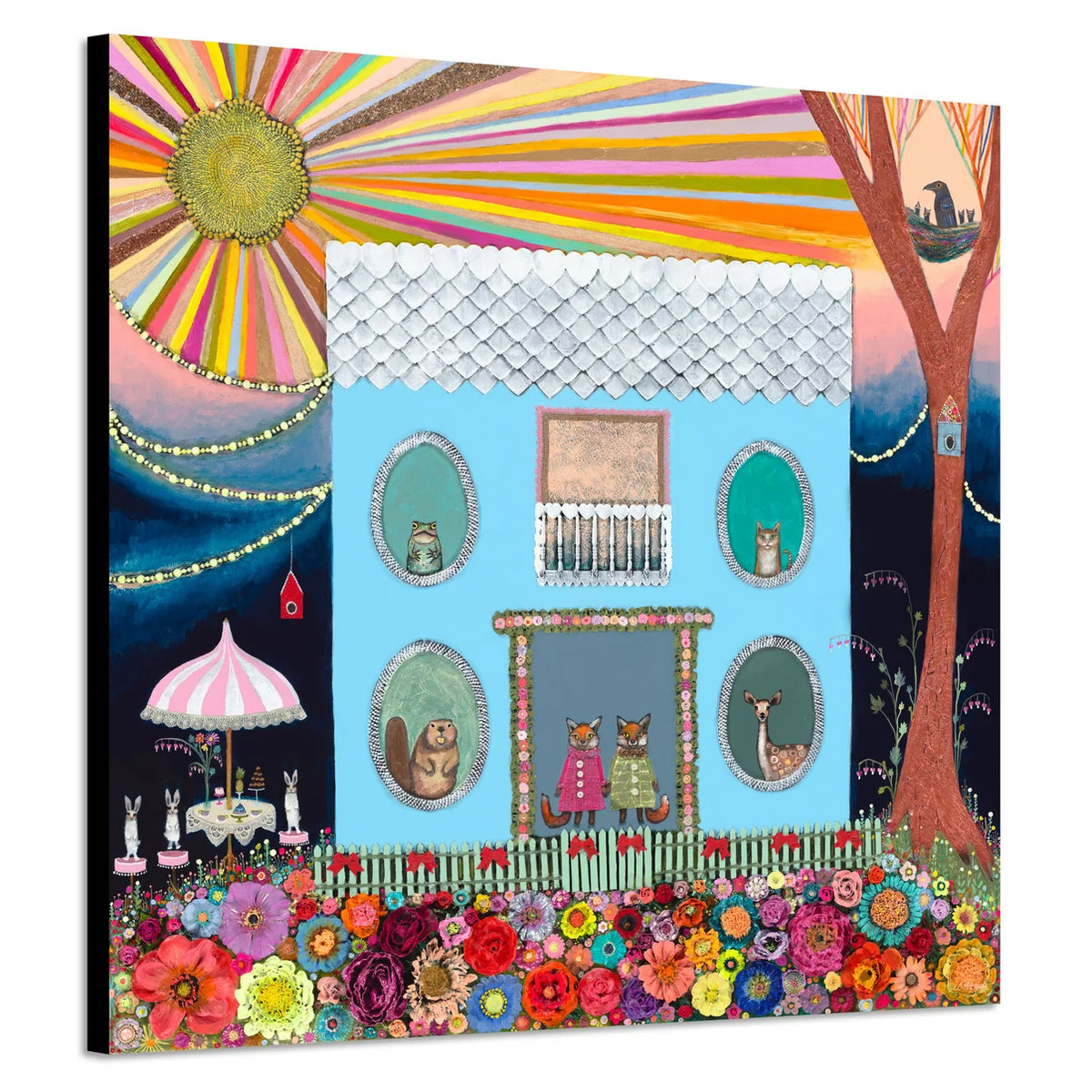 Eli Halpin Fox Haus 12x12 Canvas Print