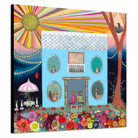 Eli Halpin Fox Haus 12x12 Canvas Print