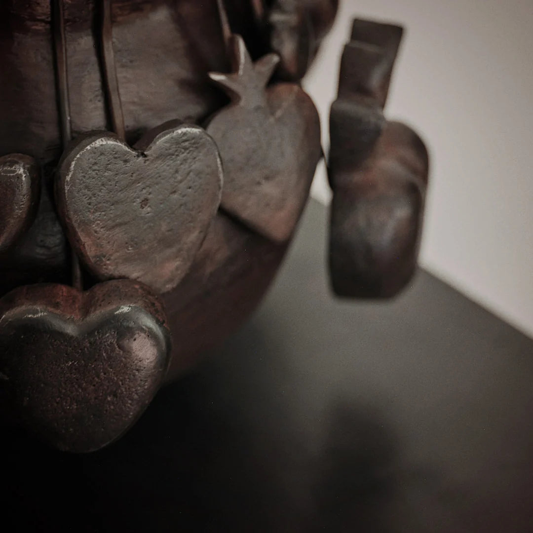 Jan Barboglio Frijolero Con Corazon w/17 Heart Hooks