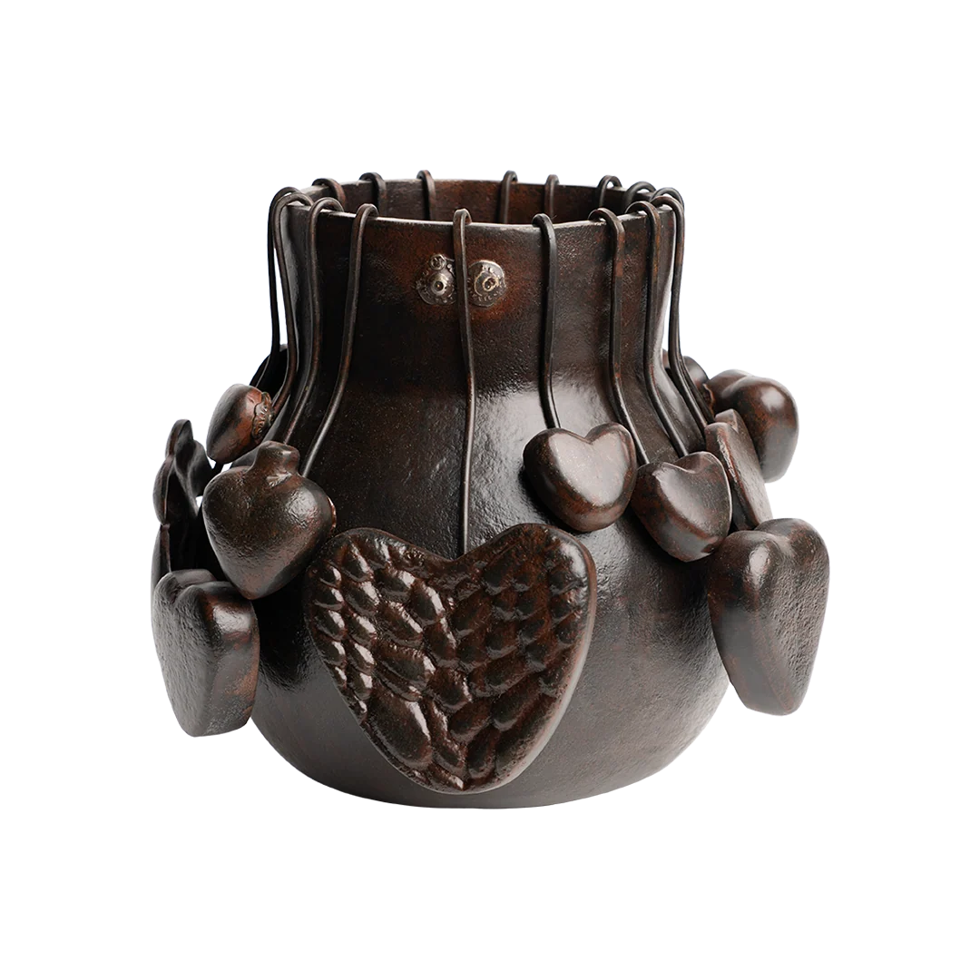 Jan Barboglio Frijolero Con Corazon w/17 Heart Hooks