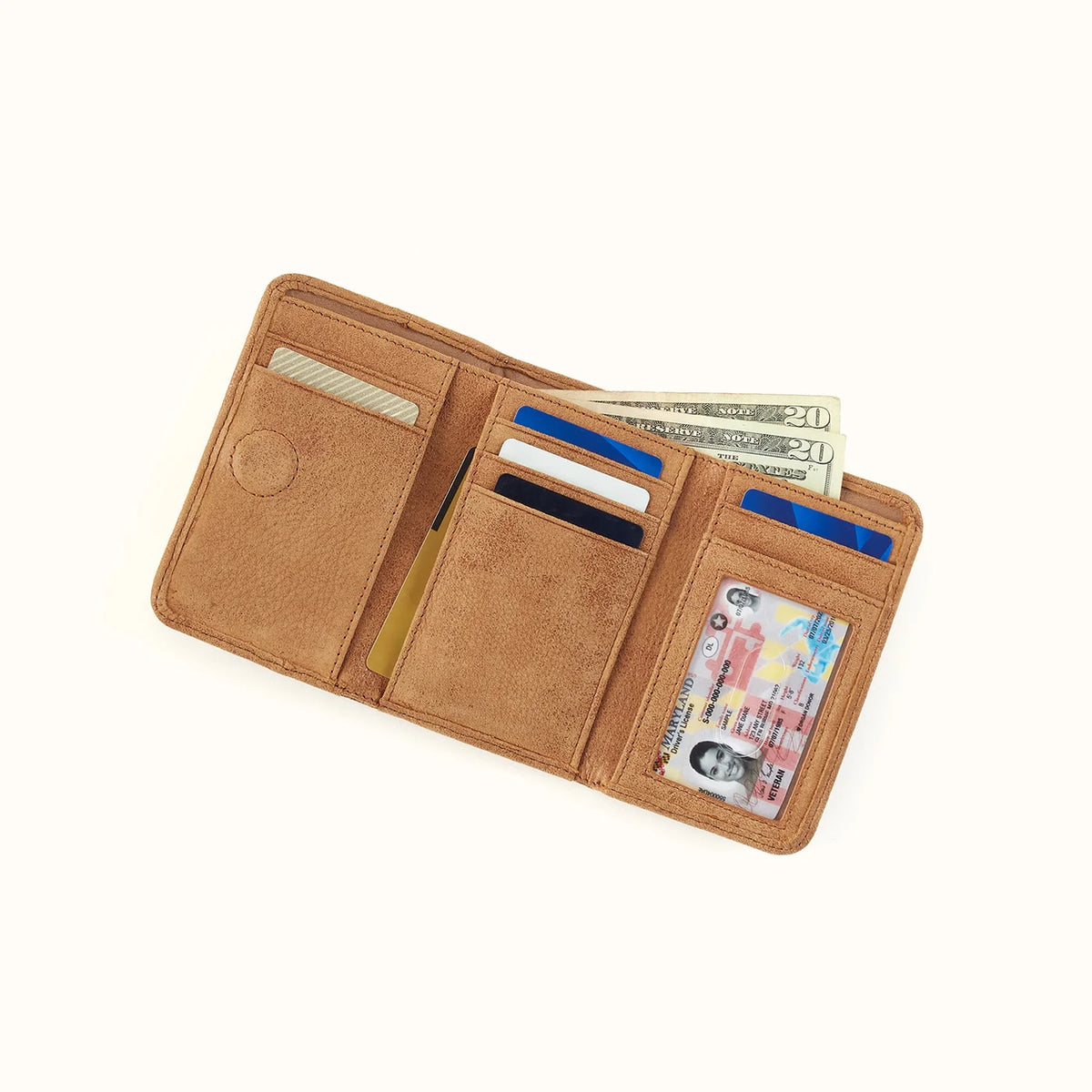 HOBO Whiskey Jill Trifold Wallet