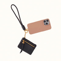 HOBO Black Lasso Phone Wristlet