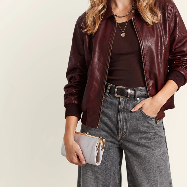 HOBO Lauren Clutch-Wallet - Sand Shimmer
