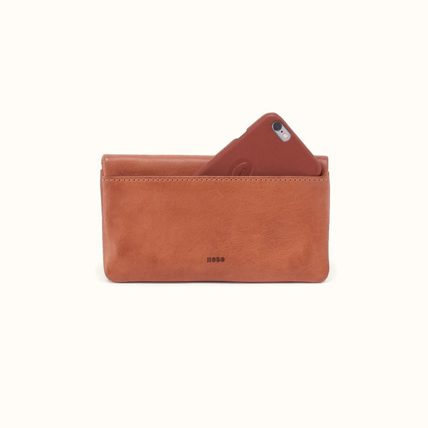 HOBO Harvest Wheat Lumen Continental Wallet