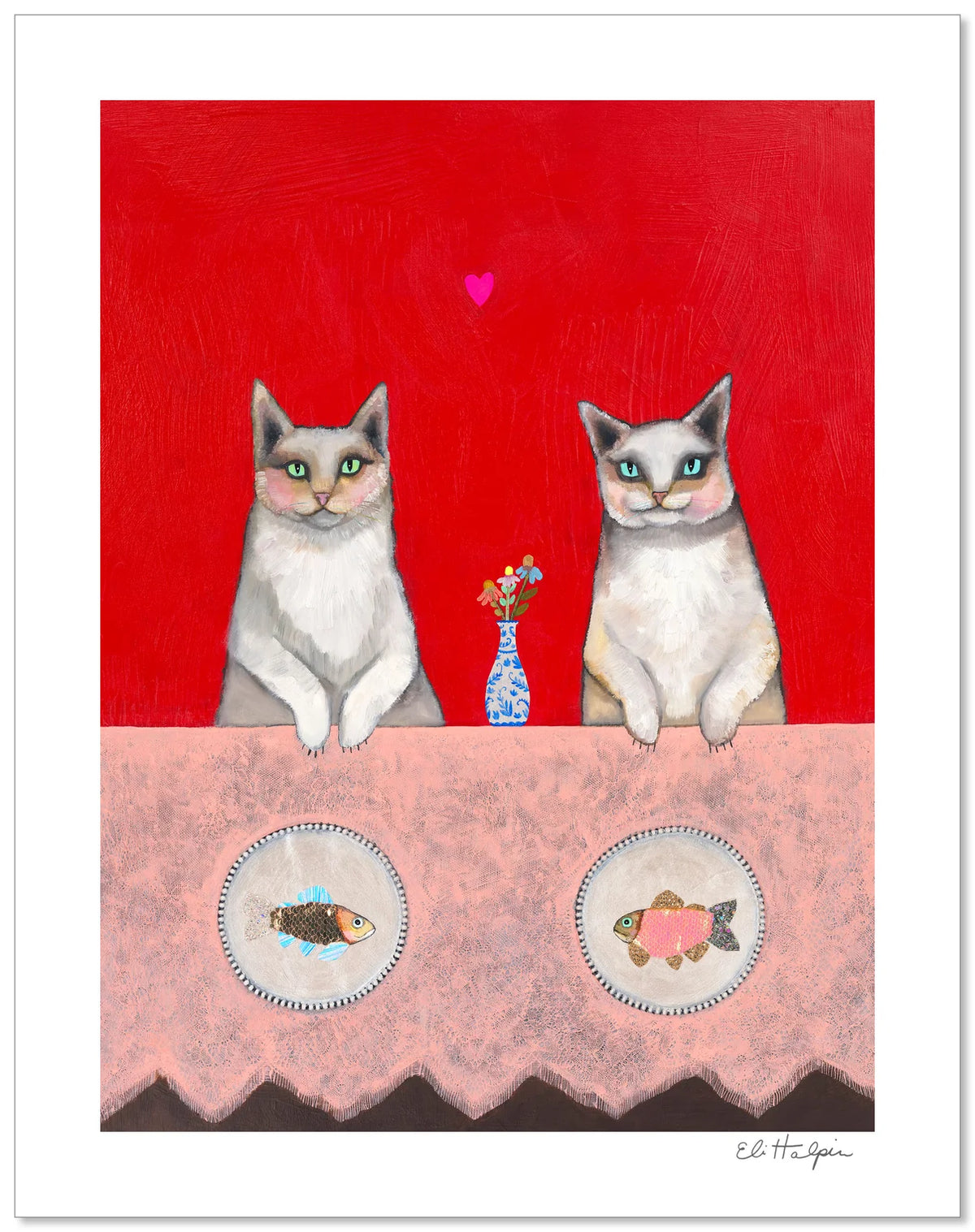 Eli Halpin Meaty Snacks Signed Print
